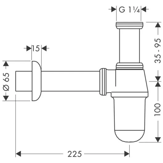 52053000 HG сифон