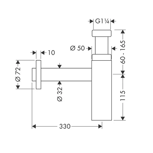 52105000 HG Flowstar S сифон