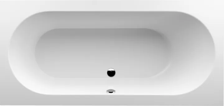 UBQ 199 OBE 2V-01 OBERON Duo Ванна 190x90, с ножками, белая, материал кварил Quaryl®