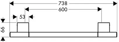 41560000 AX Uno 2 полотенцедержатель