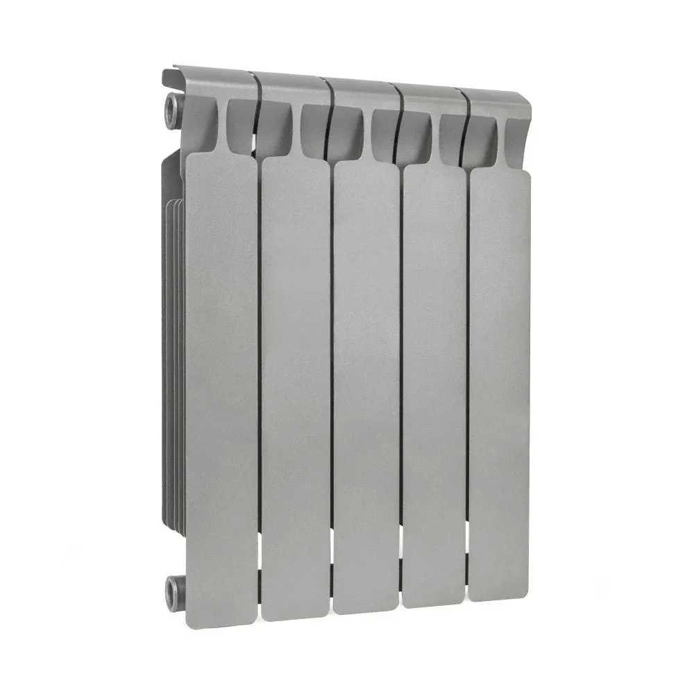 Биметаллический радиатор Rifar Monolit 500, 4 секции Титан, боковое подключение