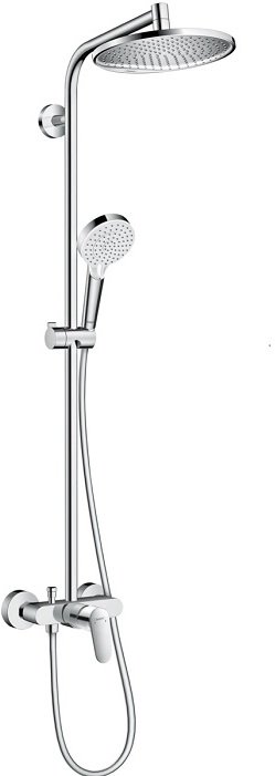 27269000 HG Crometta S 240 1jet Showerpipe Ecosmart душевая система