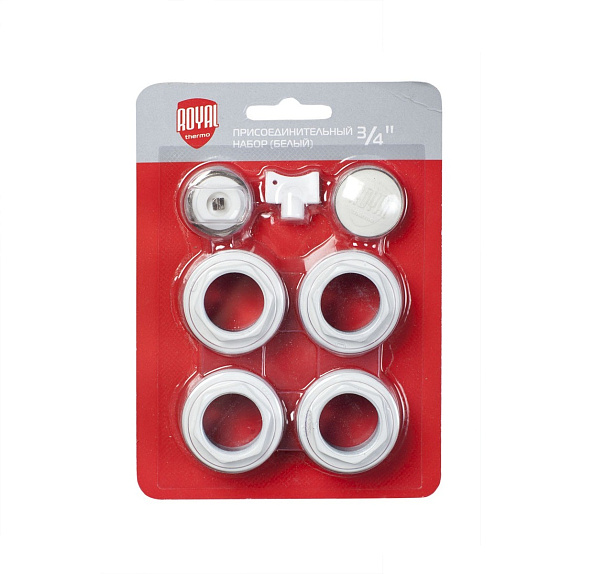 Монтажный комплект Royal Thermo 3/4" для радиаторов белый (НС-1156779)