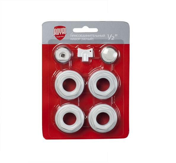 Монтажный комплект Royal Thermo 1/2" для радиаторов белый (НС-1156746)